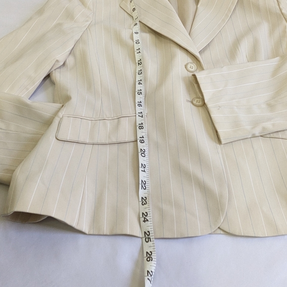 Antonio Melani Pinstripe Two Piece Pant Suit - Picture 12 of 16